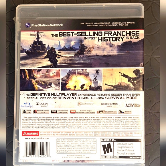 Call of Duty Modern Warfare 3 - MW3 Game for PS3 - Picture 2 of 4